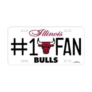  Chicago Bulls #1 Fan Metal License Plate *SALE* Sports 