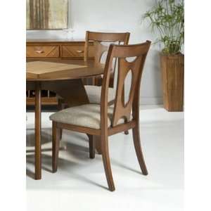  Armen Living Avalon Side Dining Chair   Set of 2: Home 