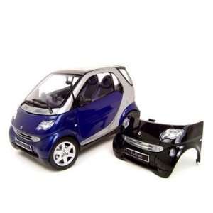  SMART FORTWO COUPE BLUE 1:18 SCALE MODEL: Everything Else