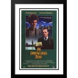  84 Charing Cross Road 20x26 Framed and Double Matted Movie 