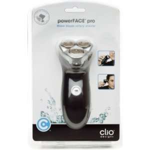 Clio Powerface Pro 3 Blade Rotary Shaver with Pop up Trimmer Battery 