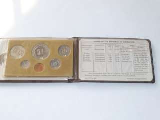 1981 Singapore Year of the Zodiac Rooster Uncirculated 6 Coins Set (SC 
