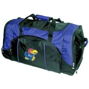  Kansas Jayhawks Duffel Travel Bag   NCAA College Athletics 