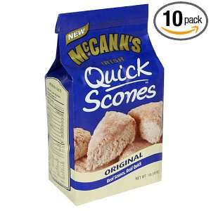 McCANNS Quick Scones, Original, 16 Ounce Packages (Pack of 10 