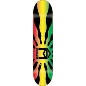  Sk8mafia Rasta Sun Skateboard Deck   7.8 x 31.5 Sports 