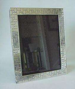 1930s Cartier Sterling silver Picture Frame Architectural Abstract 