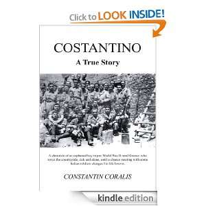 COSTANTINO A True Story CONSTANTIN CORALIS  Kindle Store