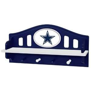  Dallas Cowboys Shelf with Coat Hangers 