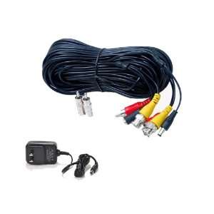   Kit with Free BNC RCA Adapters for CCTV DVR Security System CFP