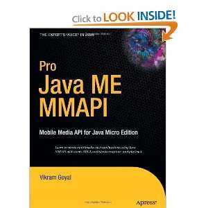  Pro Java ME MMAPI Mobile Media API for Java Micro Edition 