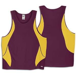   Mens Two Color Singlet ( sz. M, Maroon/Gold 