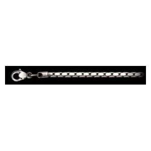  5mm Thick Solid Cable Black Chain 18 in. Long
