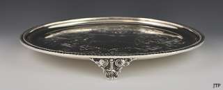 SHREVE BROWN & CO STERLING SILVER SALVER TRAY c1860  