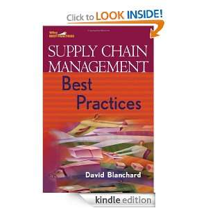 Supply Chain Management Best Practices David Blanchard  