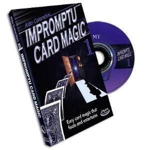  Magic DVD: Impromptu Card Magic Vol. 1 by Aldo Colombini 