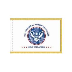  4 ft. x 6 ft. US Customs Field Operations Flag Display 