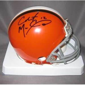 Colt McCoy Signed Browns Mini Helmet
