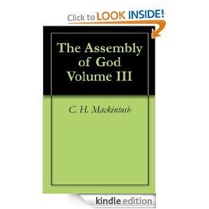 The Assembly of God Volume III C. H. Mackintosh  Kindle 