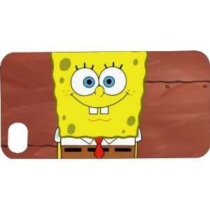 Clear Hard Plastic Case Custom Designed Sponge Bob Square Pants iPhone 