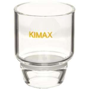 Kimble Kimax 28260 301 Glass 30mL Coarse Low Form Gooch Crucible, with 