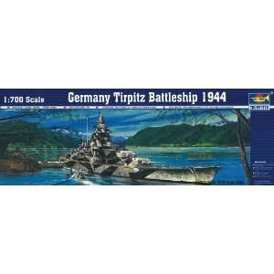    Trumpeter 1/700 Germany Tirpitz Battleship 1944 Toys & Games