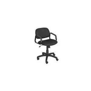  Cava Collection Mid Back Chair in Black by Safco: Office 