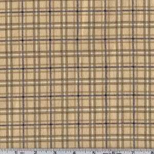   Wild Flannel Plaid Natural Fabric By The Yard Arts, Crafts & Sewing