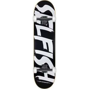   Street Complete Skateboard   8.0 Black/White w/Mini Logos: Sports