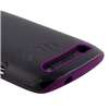 OEM Black Hard Purple Skin Case Cover+Guard For Blackberry Curve 9350 