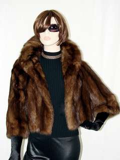 Amazing Flawless Barguzin Russian Sable fur coat jacket  