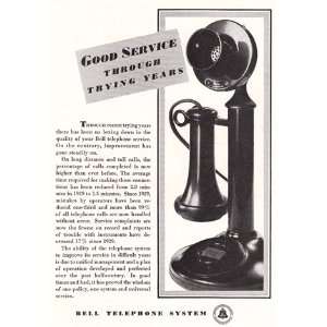   Telephone: Good service through trying years.: Bell Telephone: Books