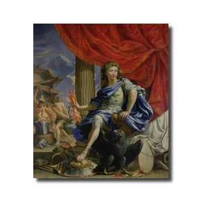 Louis Xiv 16381715 As Jupiter Conquering The Fronde 164867 Giclee 