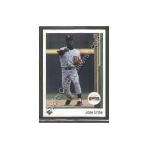 1989 Upper Deck Regular #181 Jose Uribe, San Francisco Giants Baseball 