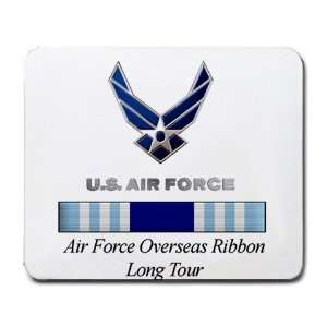  Air Force Overseas Ribbon Long Tour Mouse Pad Office 