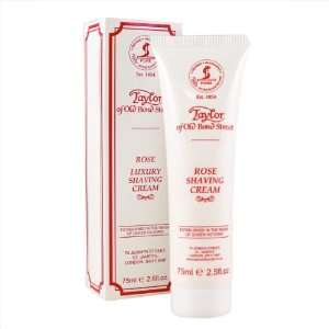  Rose Shaving Cream Tube 75ml shave cream by Taylor of Old 