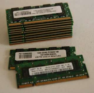 1GB DDR2 PC2 6400 PC6400 RAM LAPTOP MEMORY SODIMM 200P  