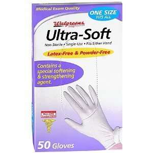  Walgreens Ultra Soft Medical Exam Gloves One Size Fits All 