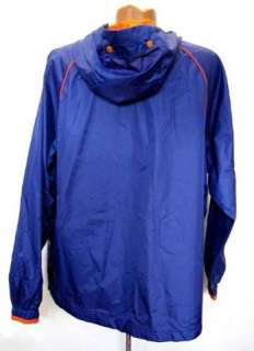 NY Mets G III Apparel Medium Pullover Jacket BLUE/ORG  