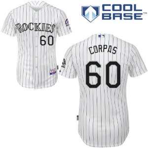 Manny Corpas Colorado Rockies Authentic Home Cool Base Jersey By 