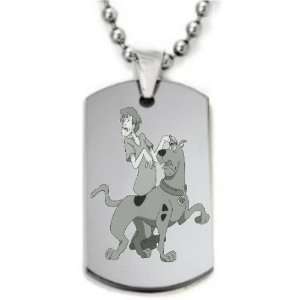  Scooby Doo Shaggy Dogtag Necklace w/Chain and Giftbox 