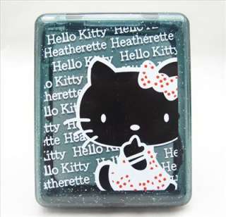 Hello kitty Contact Lens Black Case Box Set & Mirror  