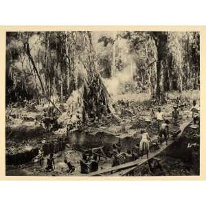  1930 Kilo Goldmine Gold Mine Workers Miners Ituri Congo 