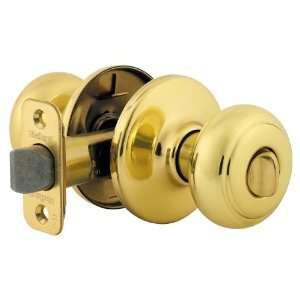   Brass Cove Privacy Function Cove Knobset 300CV: Home Improvement