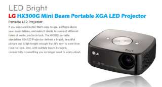 LG HX300G Mini Beam Portable XGA LED Projector HX300★  