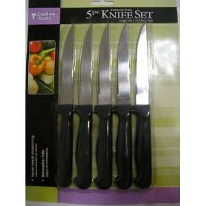  5 Pieces ~ Cooking Kitchen Stainless Steel Knife Set 