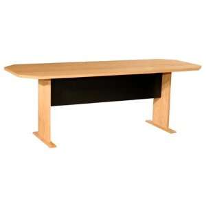   Modular Real Oak Wood Veneer Panel Conference Table: Office Products