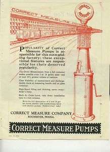 GAS PUMP AD X01 CORRECT MEASURE PUMP 5 E 1926 ORIGINAL  