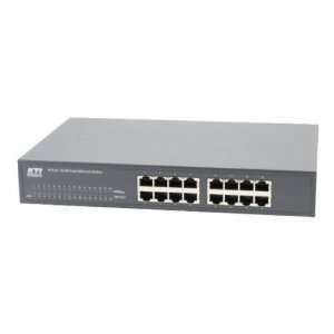  KTI Networks KS 116 16 PORT 10 / 100 WORKGROUP SWITCH RACK 