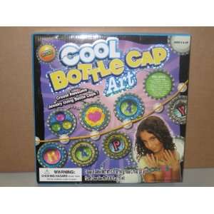  Cool Bottle Cap Art Kit, Create Your Own Toys & Games