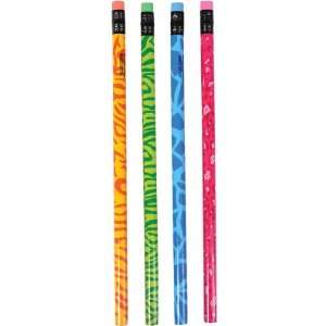  7.5 Neon Safari Pencils Case Pack 288: Home & Kitchen